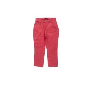 Lee Easy Fit Crop Women's size 10 Salmon Pink Denim Jeans